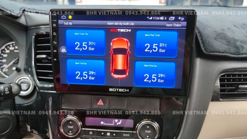 Màn hình DVD Android xe Mitsubishi Outlander 2016 - 2019 | Gotech GT8 Max